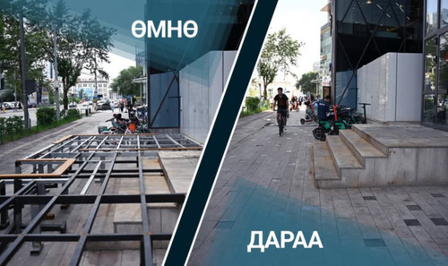 Зөвшөөрөлгүй терраса барьсан зөрчлийг арилгууллаа
